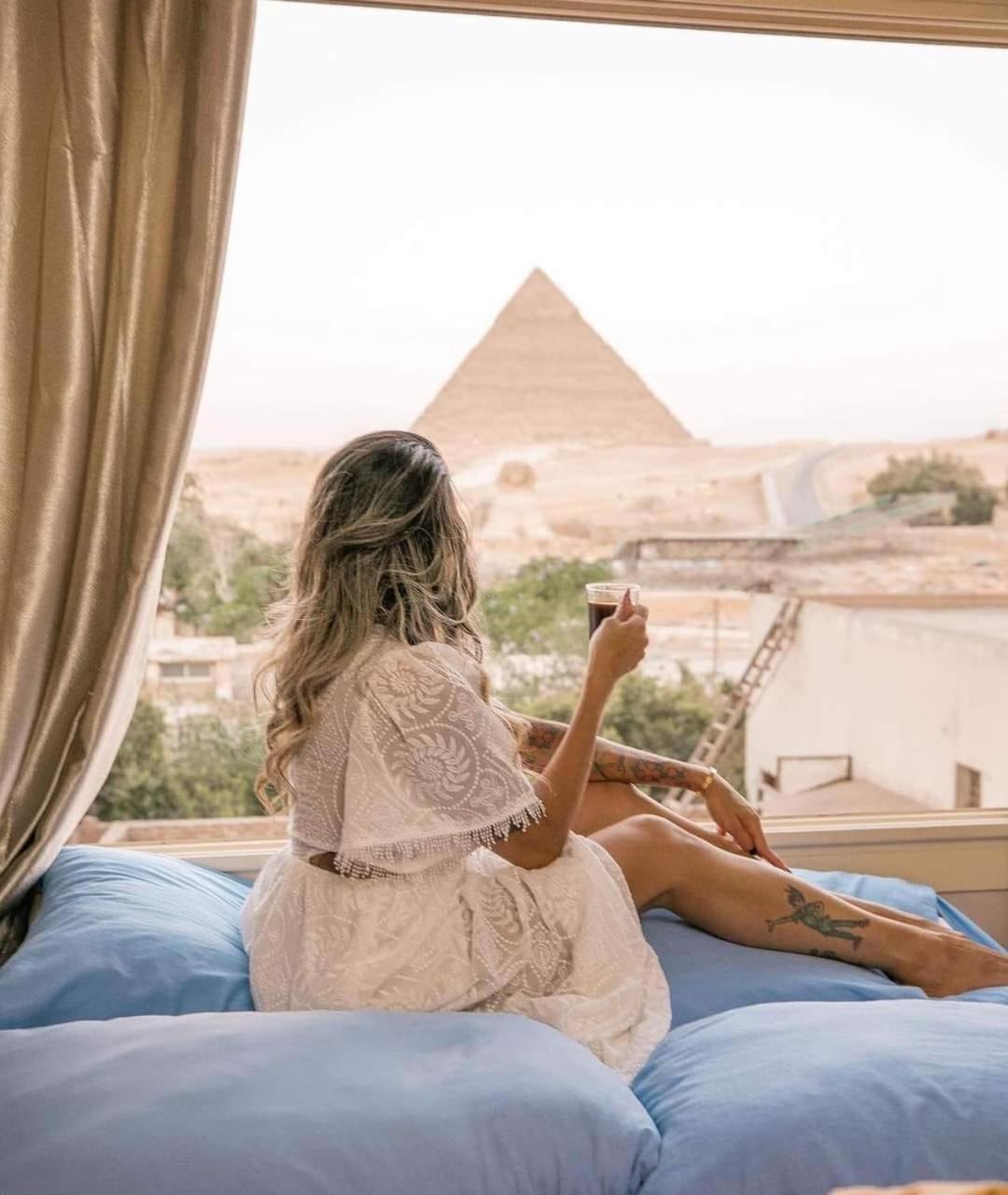 Royal Crown Hotel Giza Pyramids View Kafrat al Jabal ภายนอก รูปภาพ